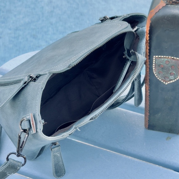 Blue Bucket Shoulder Bag - Picture 4 of 4